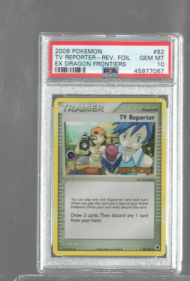 TV Reporter [Reverse Holo] - Pokemon Dragon Frontiers #82
