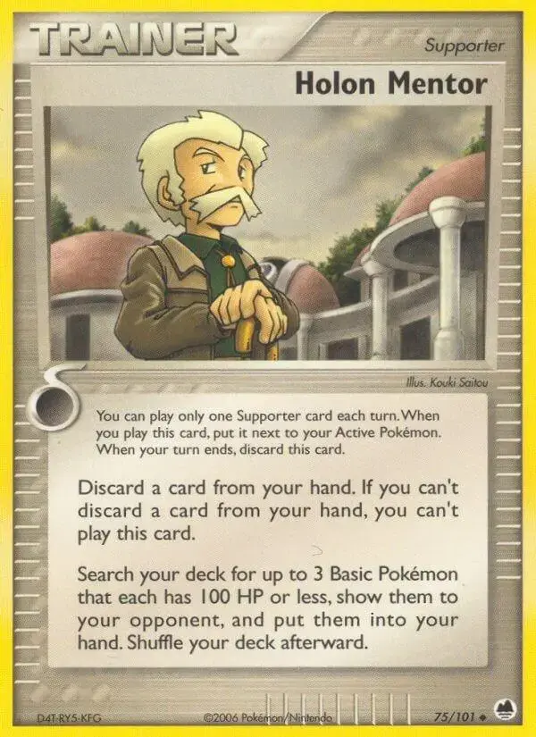 Holon Mentor - Pokemon Dragon Frontiers #75