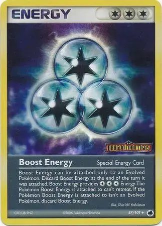 Boost Energy [Reverse Holo] - Pokemon Dragon Frontiers #87