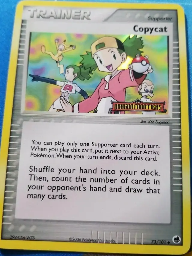 Copycat [Reverse Holo] - Pokemon Dragon Frontiers #73
