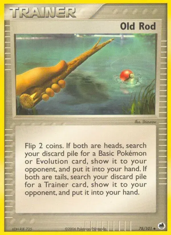 Old Rod - Pokemon Dragon Frontiers #78