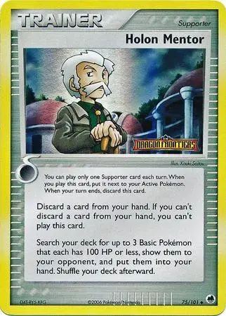 Holon Mentor [Reverse Holo] - Pokemon Dragon Frontiers #75