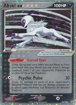 Absol EX #92 - Pokemon Power Keepers