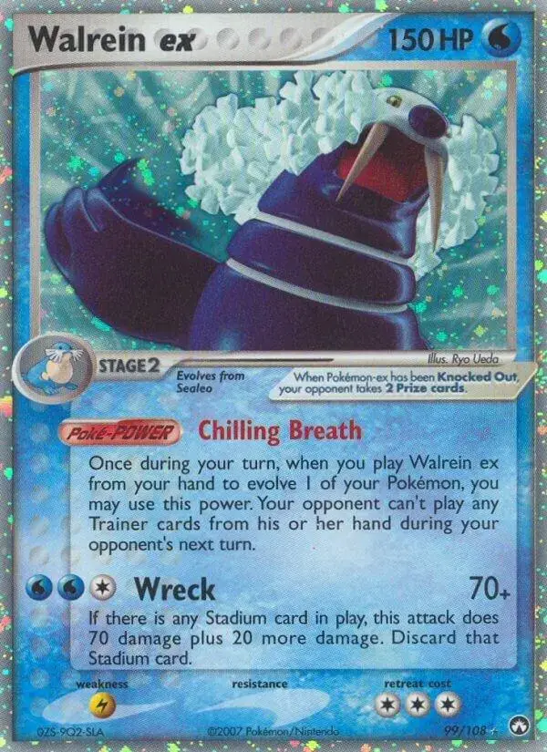 Walrein EX - Pokemon Power Keepers #99