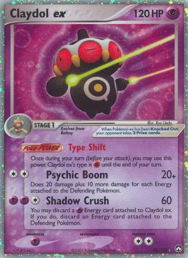 Claydol EX - Pokemon Power Keepers #93