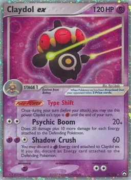 Claydol EX 93 - Pokemon Power Keepers