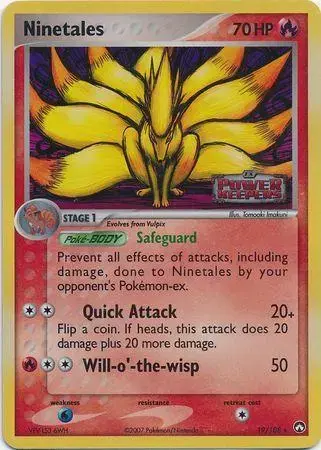 Ninetales [Reverse Holo] - Pokemon Power Keepers #19