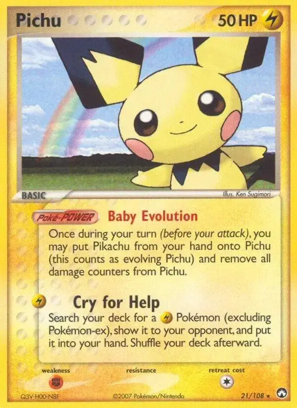 Pichu - Pokemon Power Keepers #21