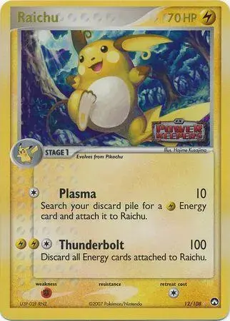 Raichu [Reverse Holo] - Pokemon Power Keepers #12