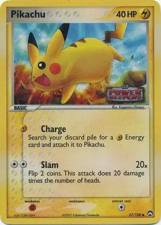 Pikachu [Reverse Holo] - Pokemon Power Keepers #57
