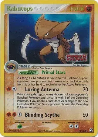 Kabutops [Reverse Holo] - Pokemon Power Keepers #10