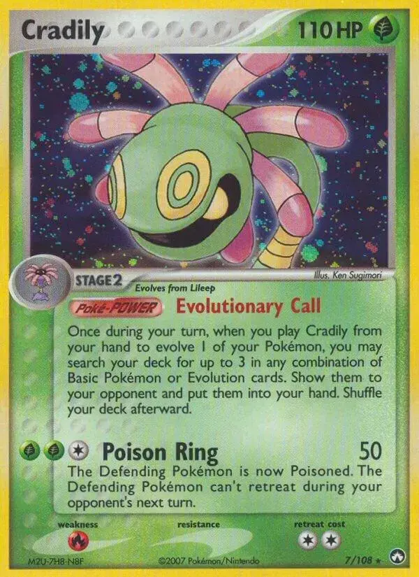 Cradily - Pokemon Power Keepers #7