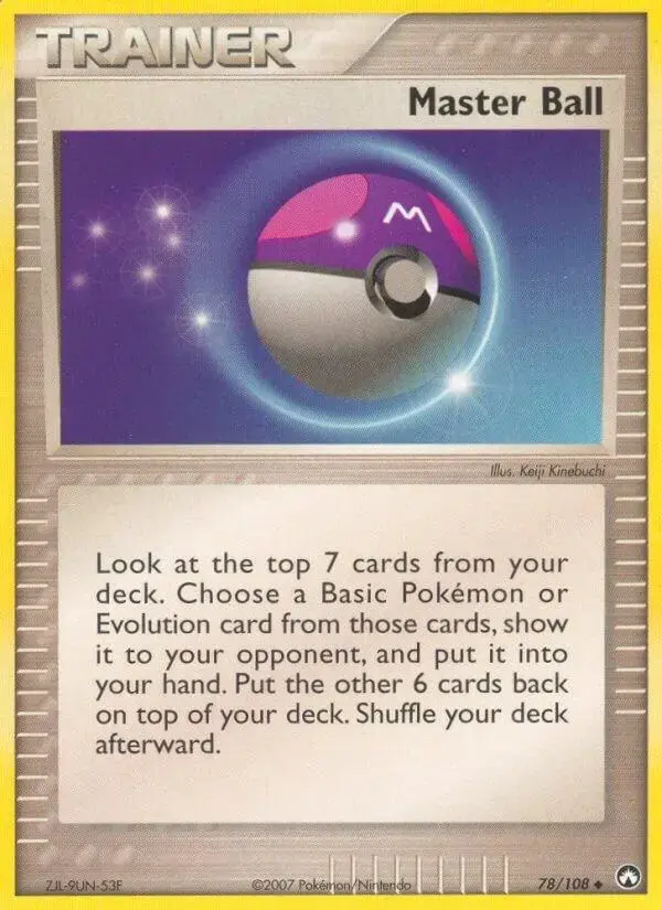 Master Ball - Pokemon Power Keepers #78