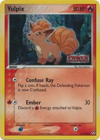 Vulpix [Reverse Holo] - Pokemon Power Keepers #69