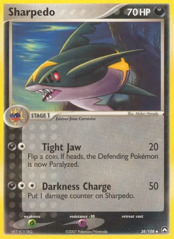 Sharpedo - Pokemon Power Keepers #38