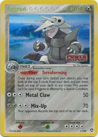 Aggron [Reverse Holo] - Pokemon Power Keepers #1