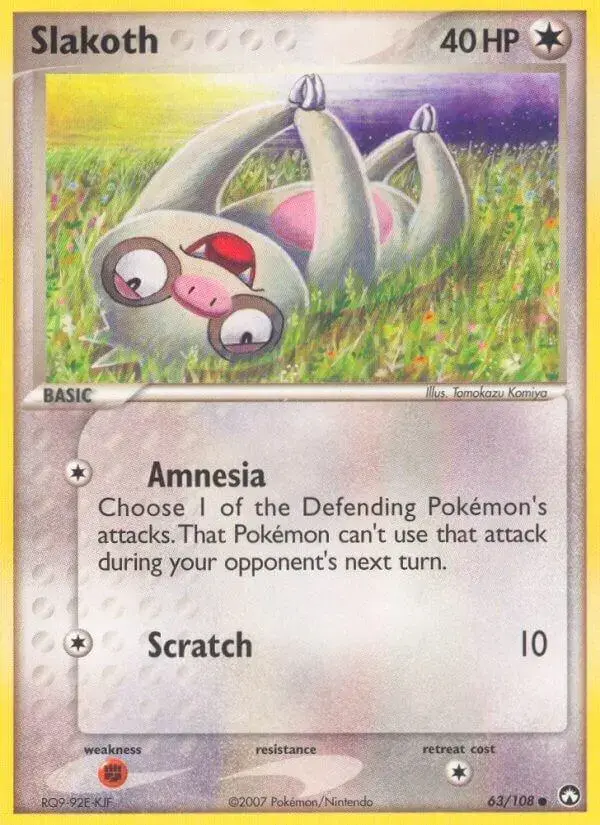 Slakoth - Pokemon Power Keepers #63
