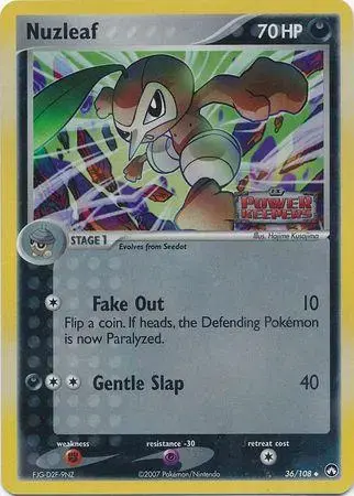 Nuzleaf [Reverse Holo] - Pokemon Power Keepers #36