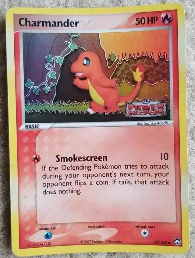 Charmander [Stamped] - Pokemon Power Keepers #48