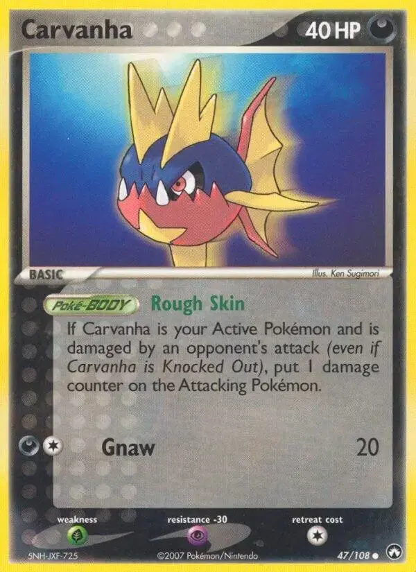 Carvanha - Pokemon Power Keepers #47