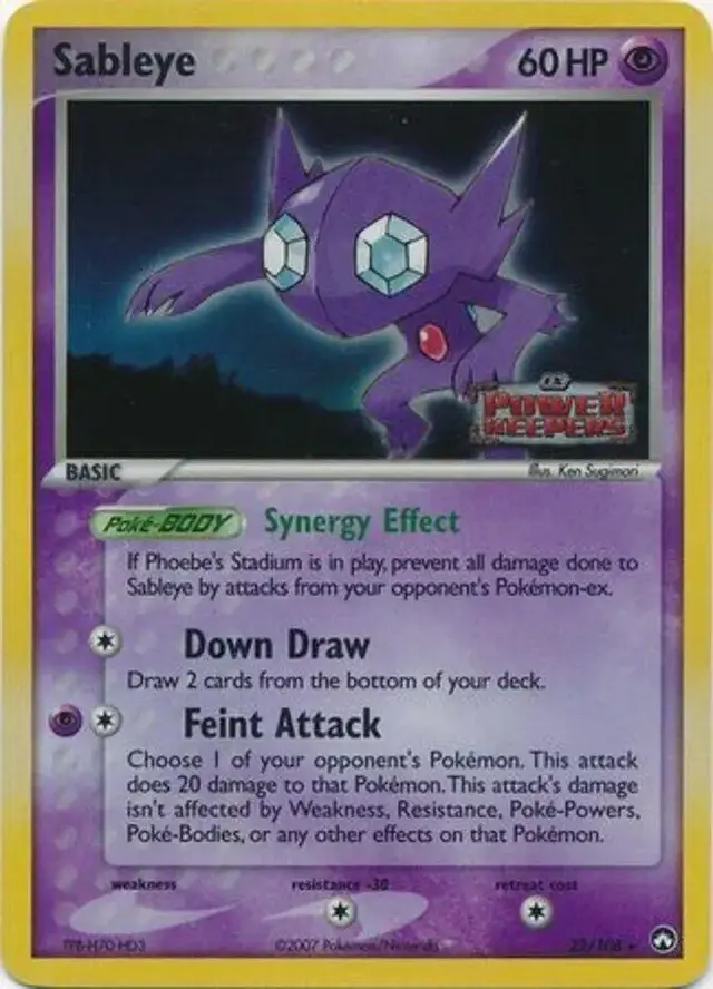 Sableye [Reverse Holo] - Pokemon Power Keepers #22
