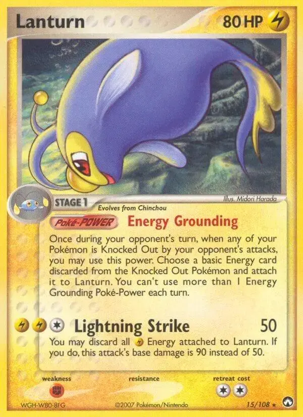 Lanturn - Pokemon Power Keepers #15