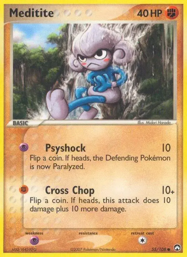 Meditite - Pokemon Power Keepers #55