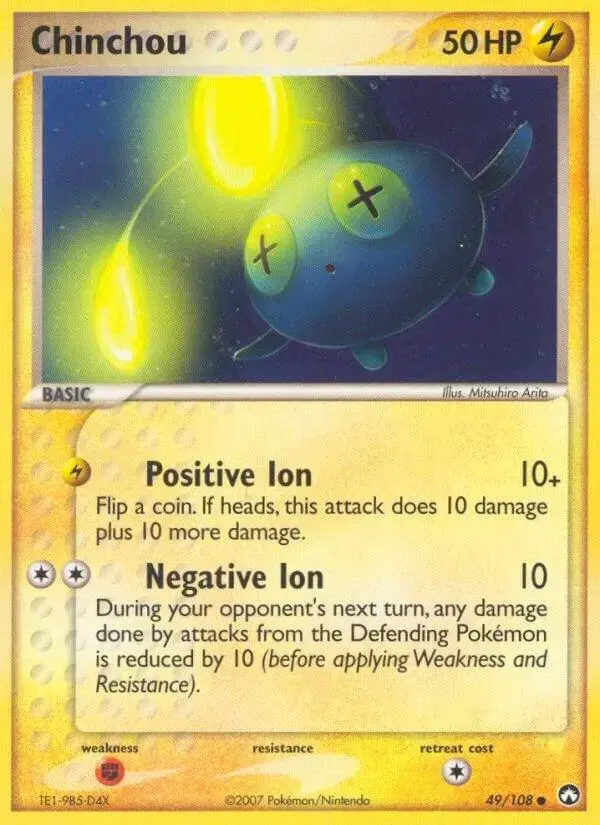 Chinchou - Pokemon Power Keepers #49