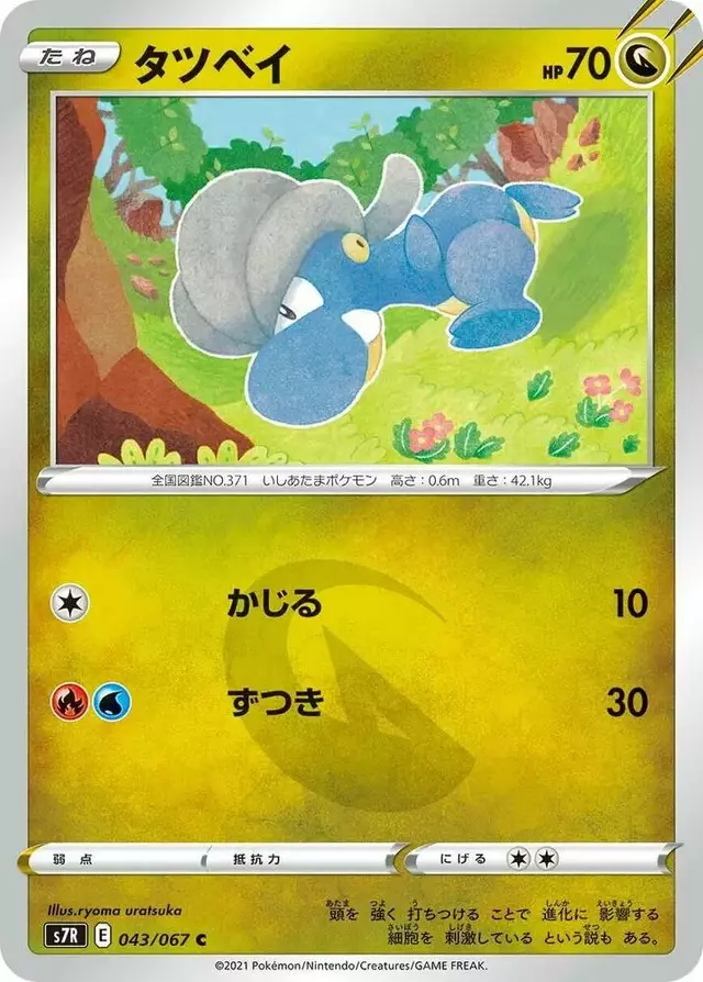 Bagon - Pokemon Japanese Blue Sky Stream #43