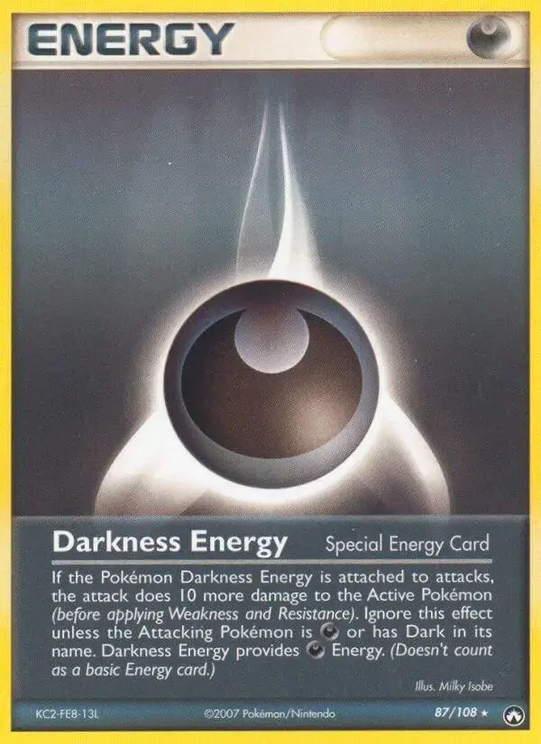 Darkness Energy - Pokemon Power Keepers #87
