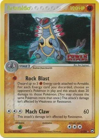 Armaldo [Reverse Holo] - Pokemon Power Keepers #3