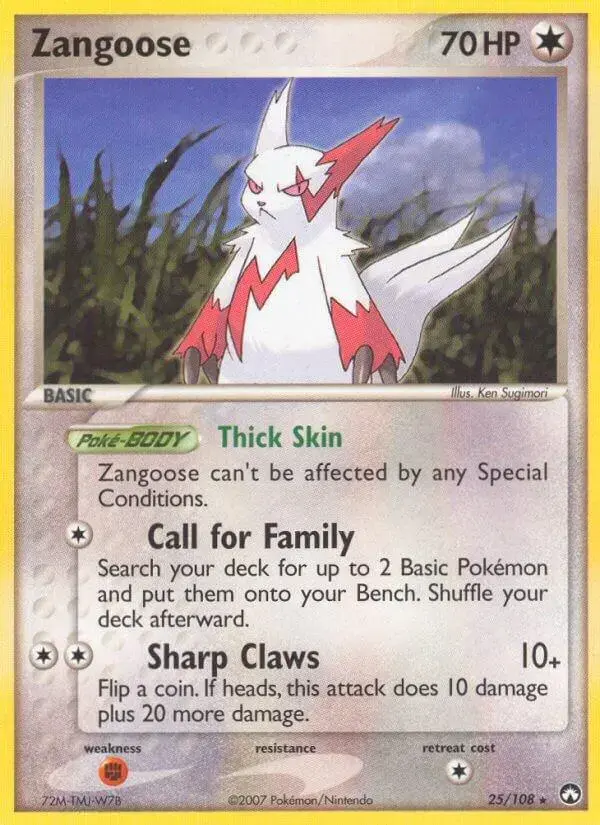 Zangoose - Pokemon Power Keepers #25