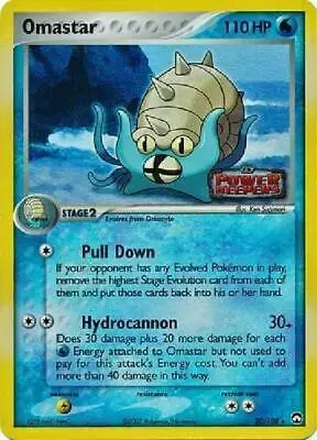 Omastar [Reverse Holo] - Pokemon Power Keepers #20