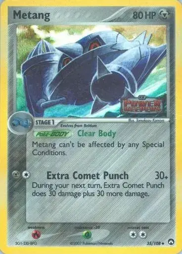 Metang [Reverse Holo] - Pokemon Power Keepers #35