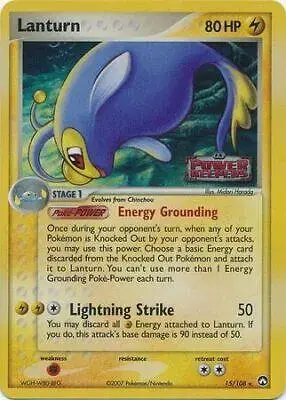 Lanturn [Reverse Holo] - Pokemon Power Keepers #15