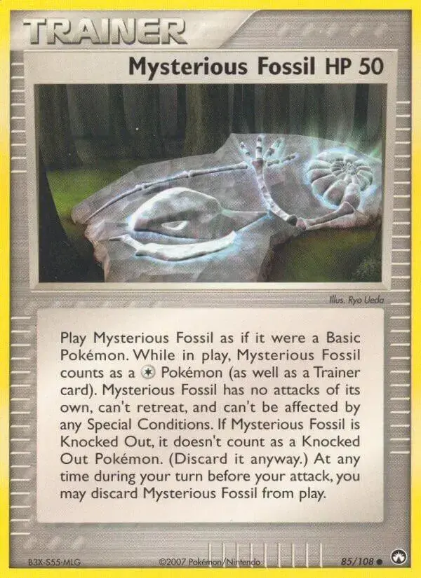 Mysterious Fossil - Pokemon Power Keepers #85