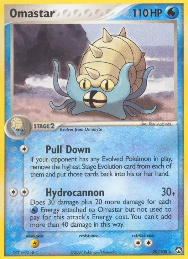 Omastar - Pokemon Power Keepers #20