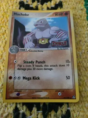 Machoke [Reverse Holo] - Pokemon Power Keepers #33