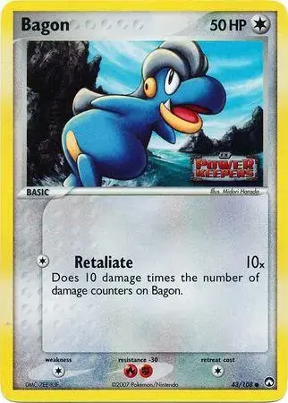Bagon [Reverse Holo] - Pokemon Power Keepers #43