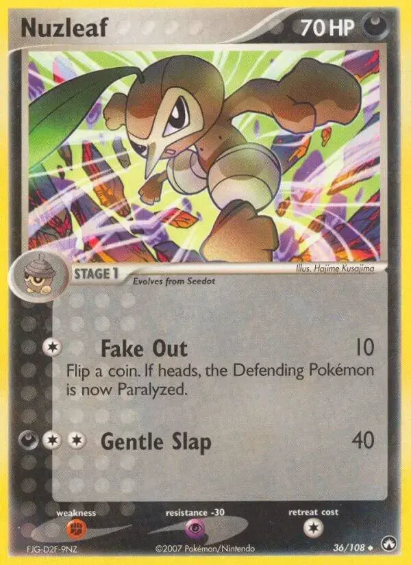 Nuzleaf - Pokemon Power Keepers #36