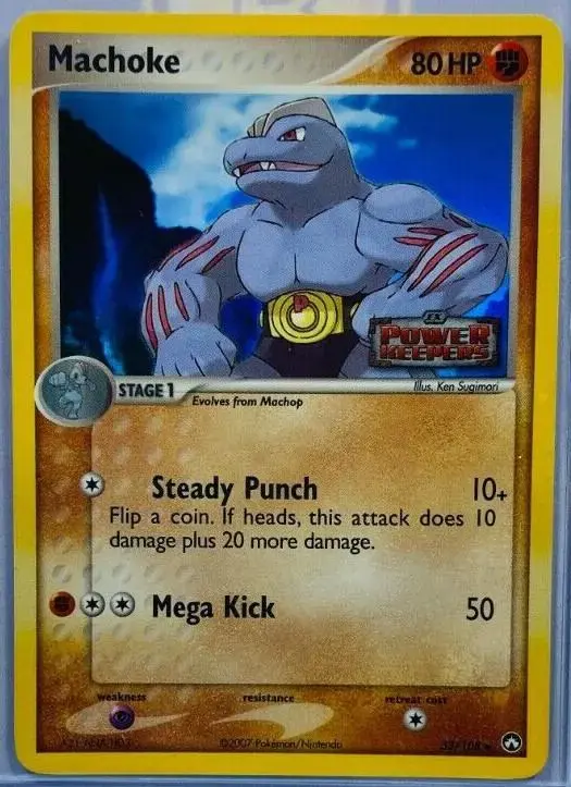 Machoke [Stamped] - Pokemon Power Keepers #33