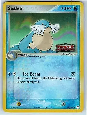 Sealeo [Reverse Holo] - Pokemon Power Keepers #37