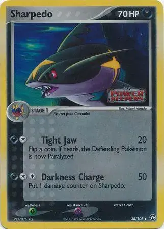 Sharpedo [Reverse Holo] - Pokemon Power Keepers #38