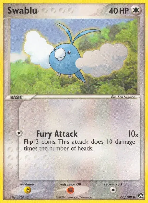 Swablu - Pokemon Power Keepers #66