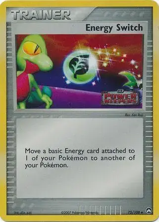 Energy Switch [Reverse Holo] - Pokemon Power Keepers #75