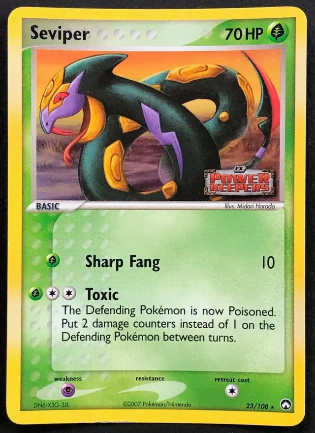 Seviper [Reverse Holo] - Pokemon Power Keepers #23