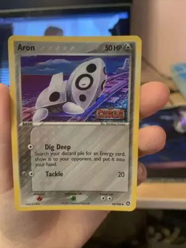 Aron [Reverse Holo] - Pokemon Power Keepers #42