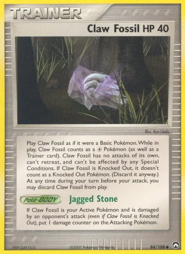 Claw Fossil - Pokemon Power Keepers #84