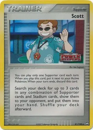 Scott [Reverse Holo] - Pokemon Power Keepers #81