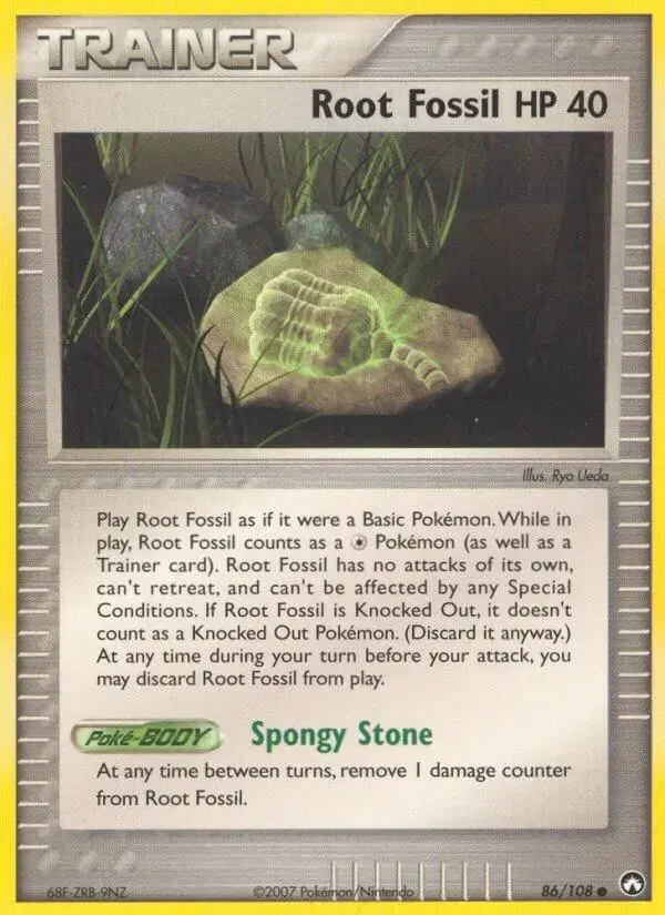 Root Fossil - Pokemon Power Keepers #86